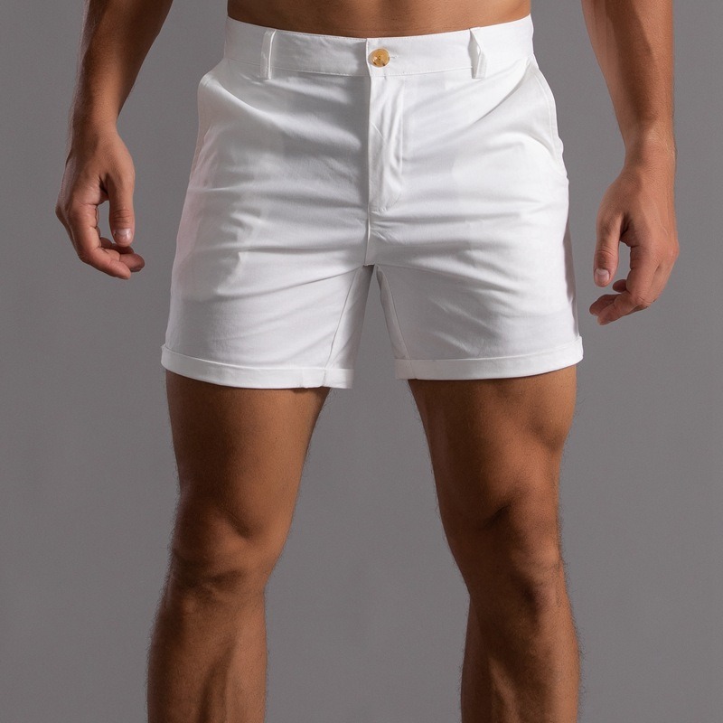 Shorts Chino Slim - شورت رجالي ضيق من قماش تشينو
