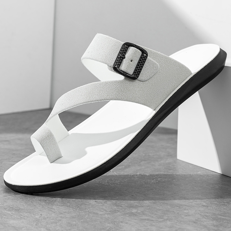 Flip Flop Leather Men - شباشب جلدية يدوية الصنع جديدة لصيف