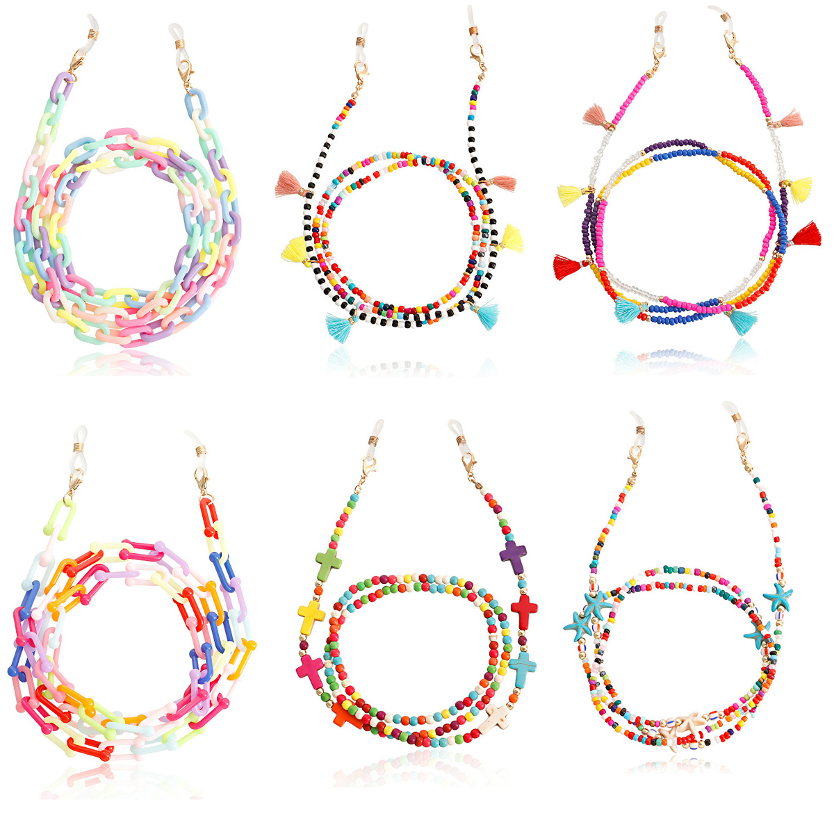 Sunglass Retainer Cord - جديد موضة قناع نظارات ثنائي الاستخدام