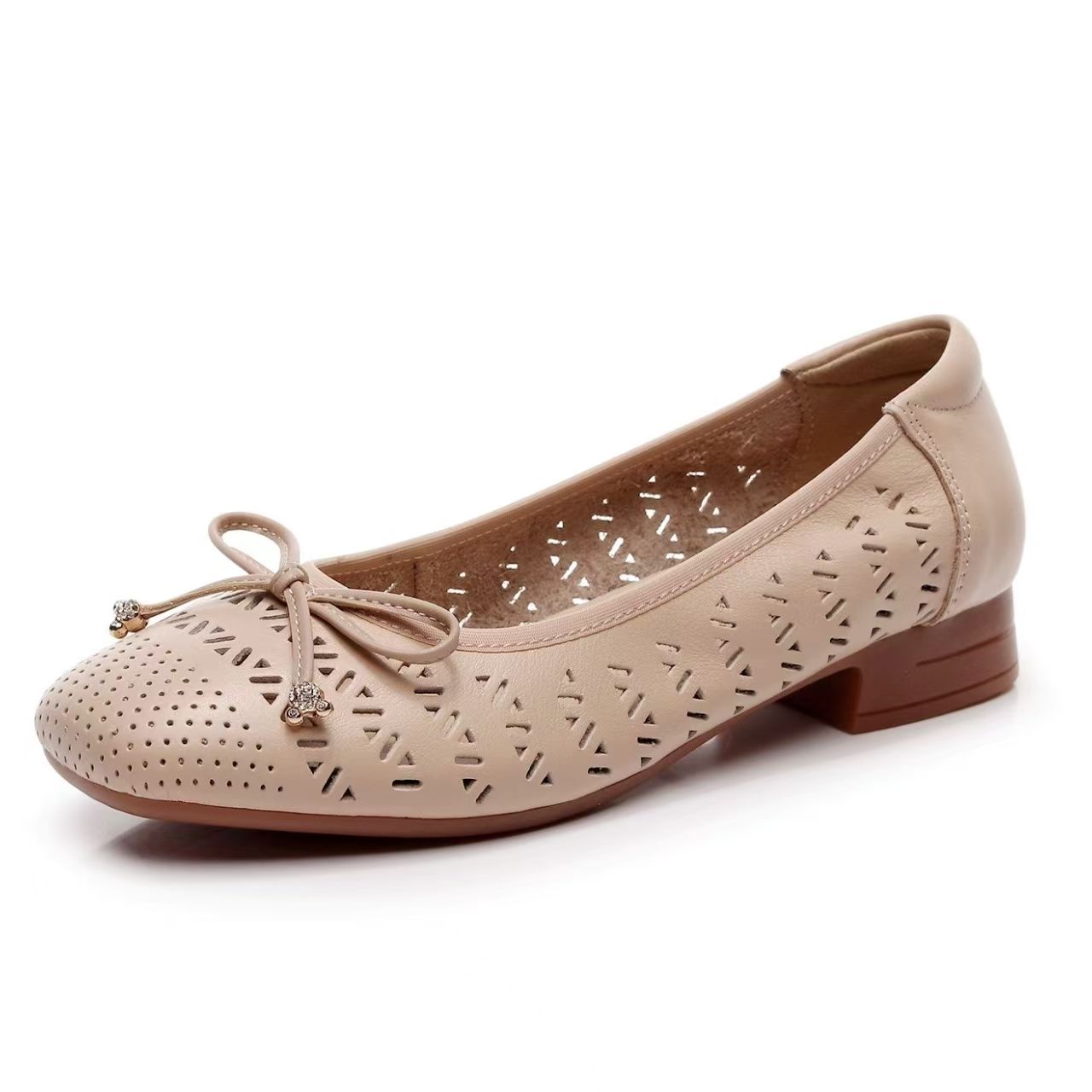 Casual Sandal Leather - أحذية نسائية من الجلد الطبيعي بتصميم