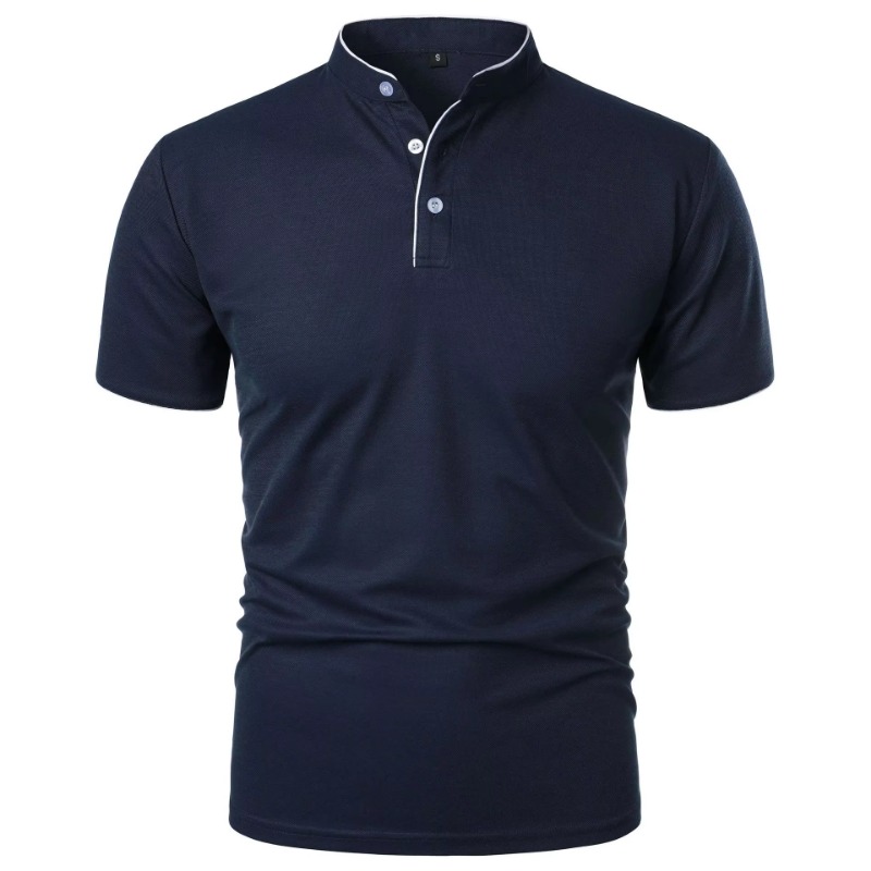 جديد الرجال قصيرة الأكمام طوق  - مراجعة Polo Shirt Pique وسعره