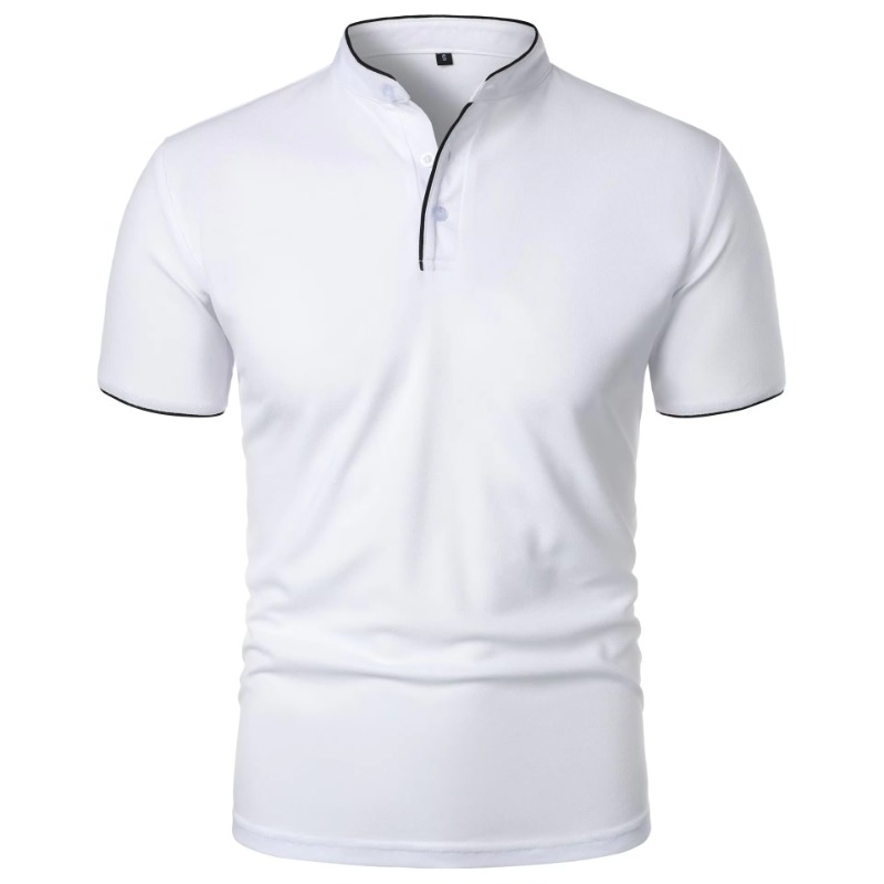 جديد الرجال قصيرة الأكمام طوق  - مراجعة Polo Shirt Pique وسعره