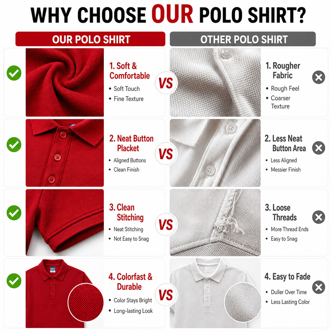 قميص بولو بشعار مخصص للرجال وا - مراجعة Polo Shirt Pique وسعره