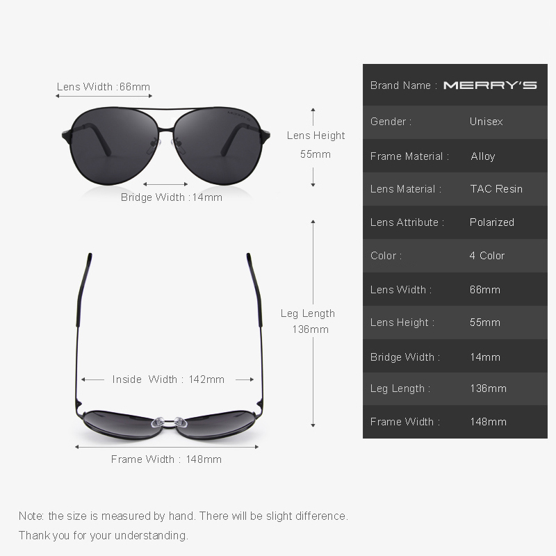 MERRYS DESIGN-نظارات شمسية للر - مراجعة Sunglasses Aviator Polarized وسعره
