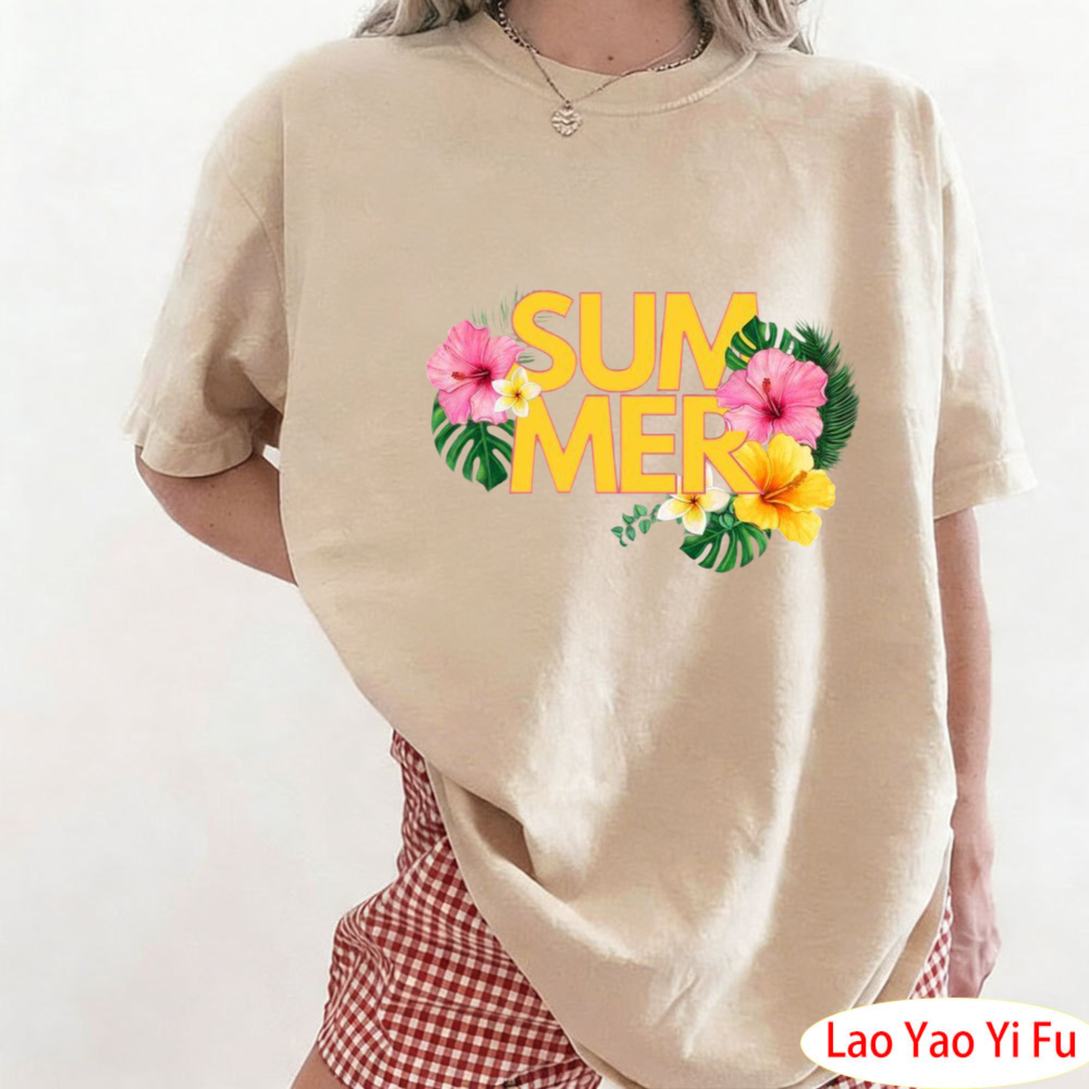تي شيرت صيفي بنقشة زهور استوائ - مراجعة Resort Shirt Floral وسعره