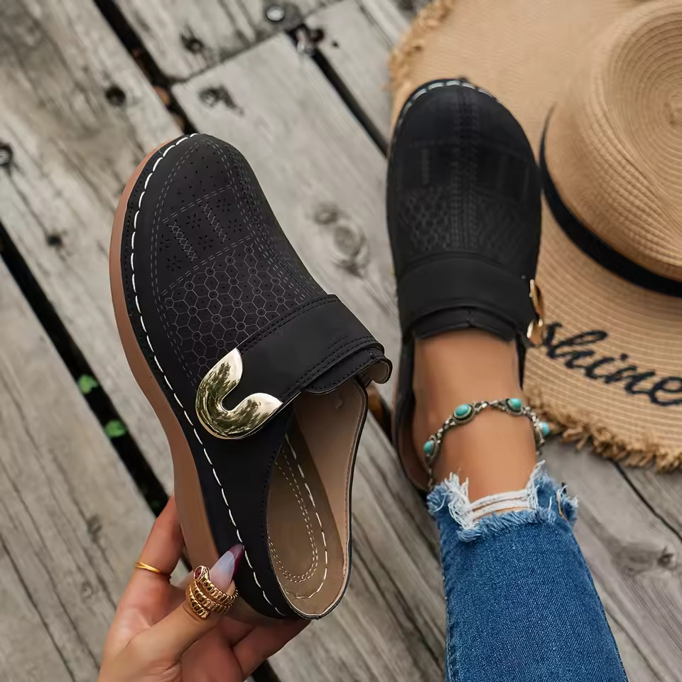 أحذية نسائية مريحة بدون كعب، أ - مراجعة Espadrille Slip On وسعره