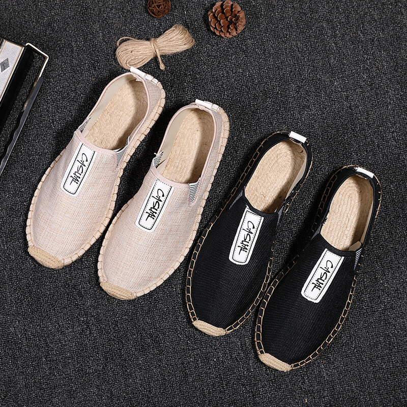 أحذية رجالية كاجوال من الكتان، - مراجعة Espadrille Slip On وسعره